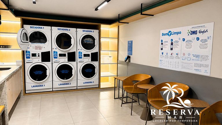 Luxo vista para o mar Beach Class Meireles por RM