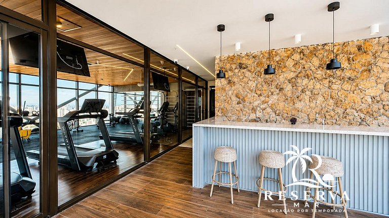 Studio Beach Class Meireles with rooftop and pool by Reserva