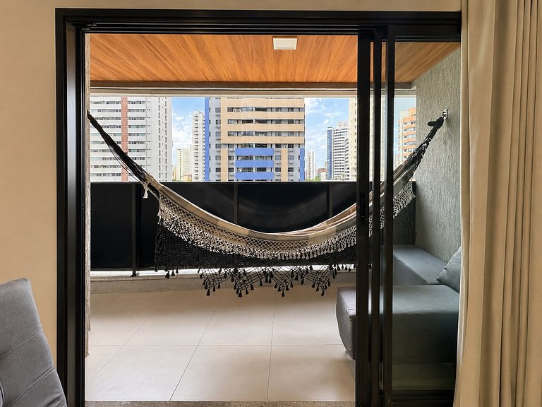 Studio Beach Class Meireles com rooftop por RM
