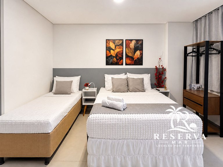 Studio Beach Class Meireles with rooftop and pool by Reserva