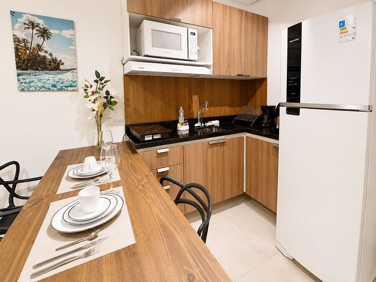 Studio Beach Class Meireles com rooftop por RM