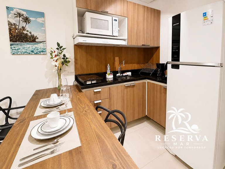 Studio Beach Class Meireles with rooftop and pool by Reserva