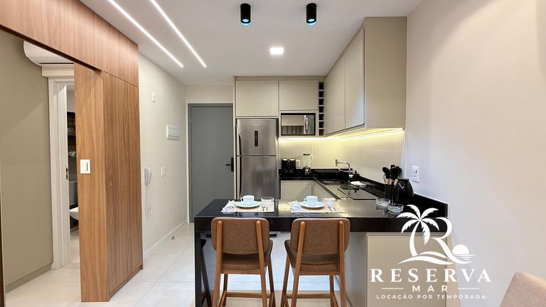Luxo vista para o mar Beach Class Meireles por RM