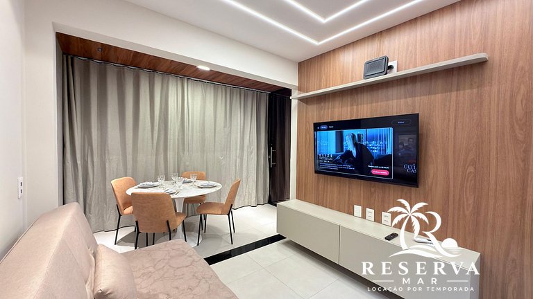 Luxo vista para o mar Beach Class Meireles por RM