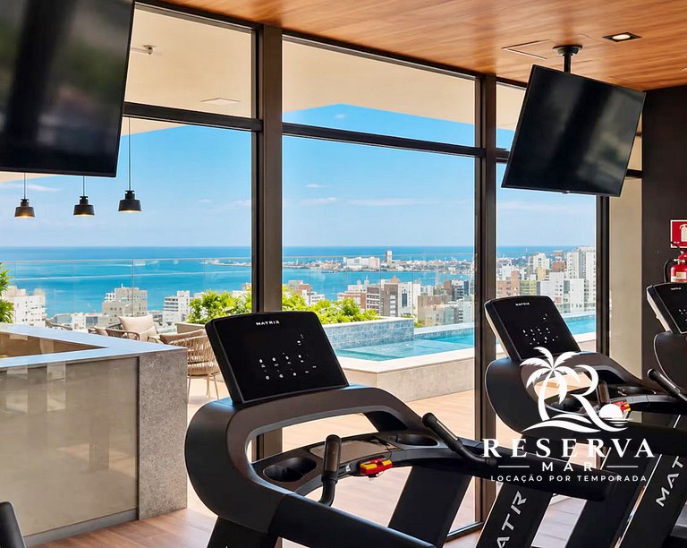 Luxo vista mar Beach Class Meireles by Reserva Mar