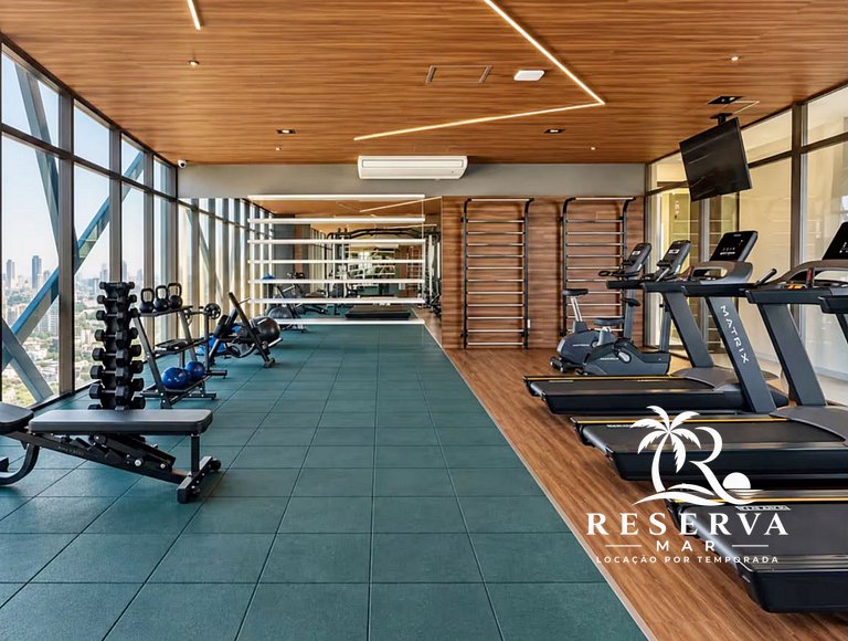 Luxo vista mar Beach Class Meireles by Reserva Mar
